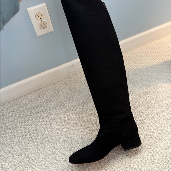 Emerson Fry black suede over the knee boots size 8 - Picture 6 of 7